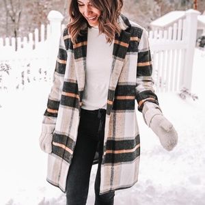 Cher Check Blazer Coat